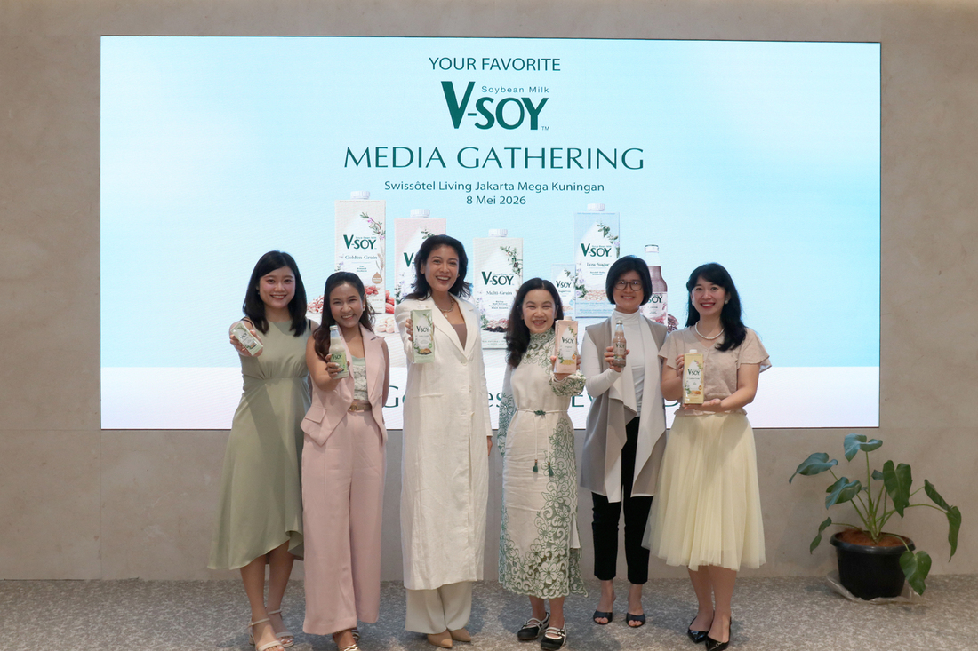 V-Soy Luncurkan Kemasan Terbarunya yang Lebih Modern & Minimalis