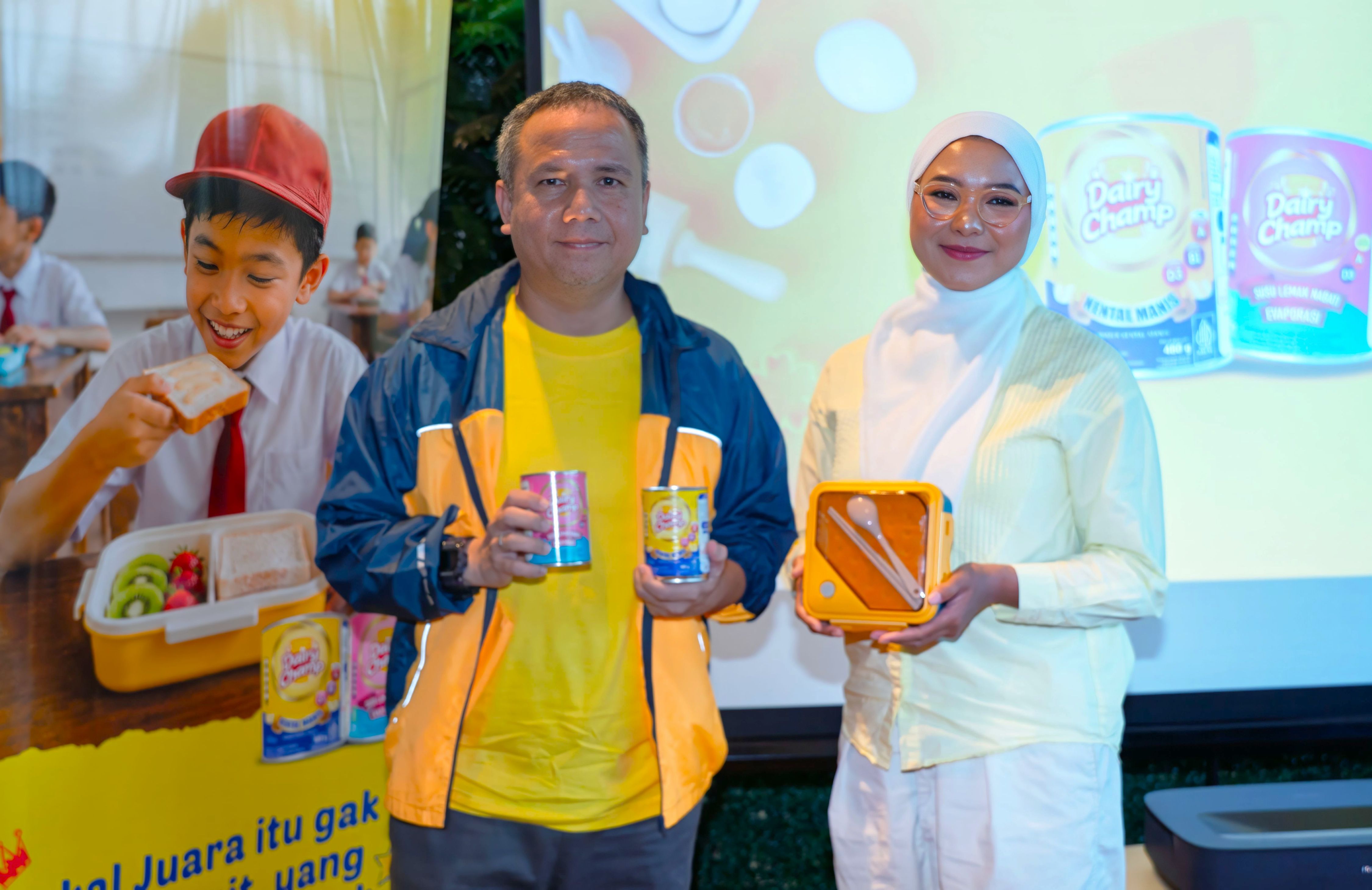 Peduli Pada Gizi Anak, Dairy Champ Kenalkan Kampanye ‘Bekal Juara dari Rumah’ 