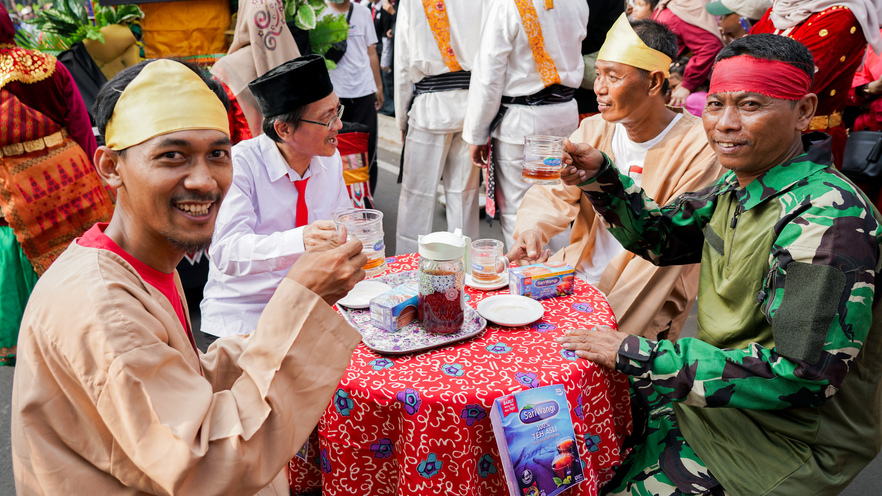 Menikmati Teh SariWangi di Perayaan HUT Kemerdekaan RI ke-81