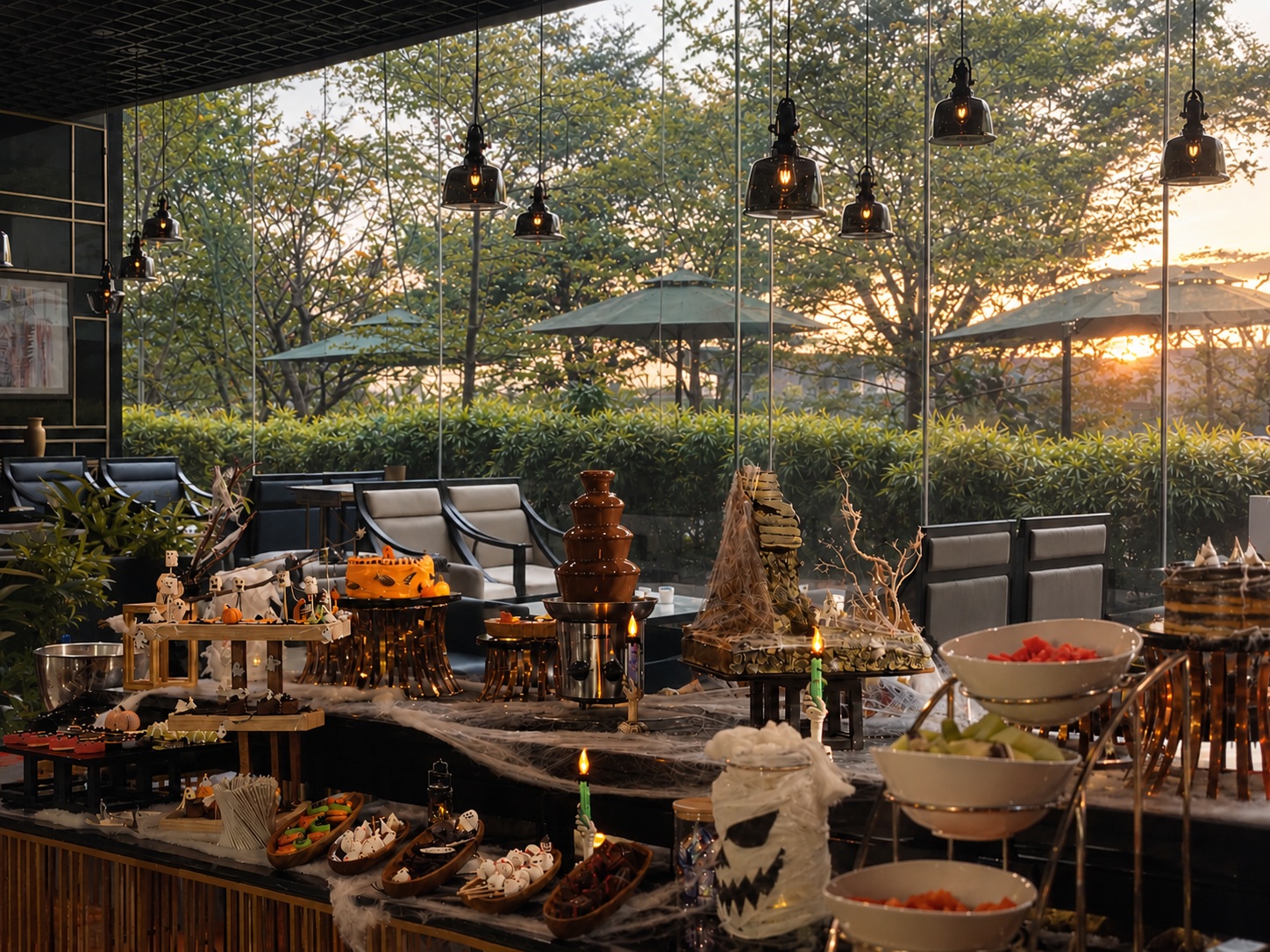Santap Malam Tema Halloween Dengan Hiburan Live DJ di Avenzel Hotel & Convention