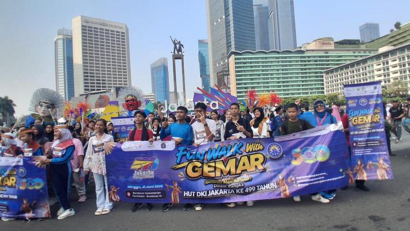 Fun Walk with GEMAR HUT Ke-499 DKI Jakarta Menuju 5 Abad