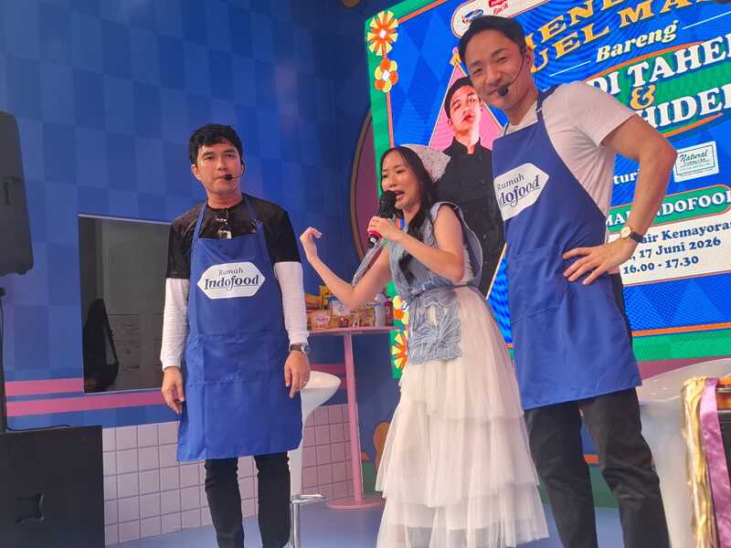 “Mendadak Duel Masak Bareng Aldi Taher dan Chef Hideki di Rumah Indofood”