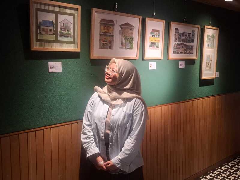 Pameran lukisan karya Lila di Artotel Casa Kuningan