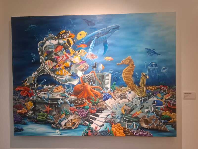 Pameran MIRAGE ‘Sound of Nature’ (Sea Series) karya Camelia Mitasari Hasibuan