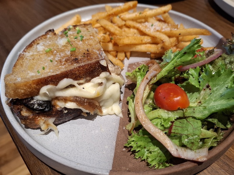 Triple Mushroom Cheese Sandwich