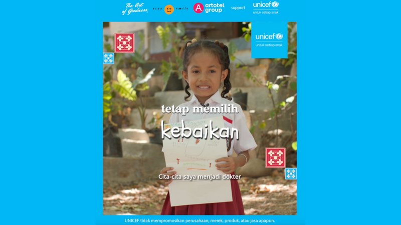 Kampanye stay to smile di artotel casa hangtuah
