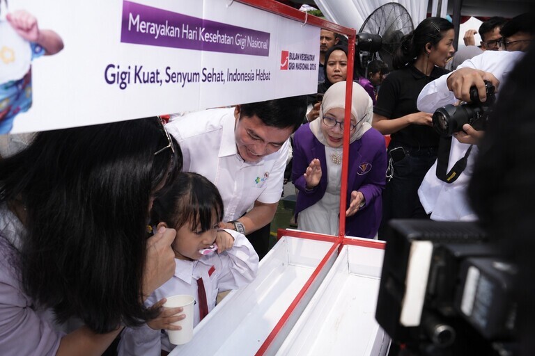 Bulan Kesehatan Gigi Nasional 2026 di SDN Menteng 1 Jakarta Pusat