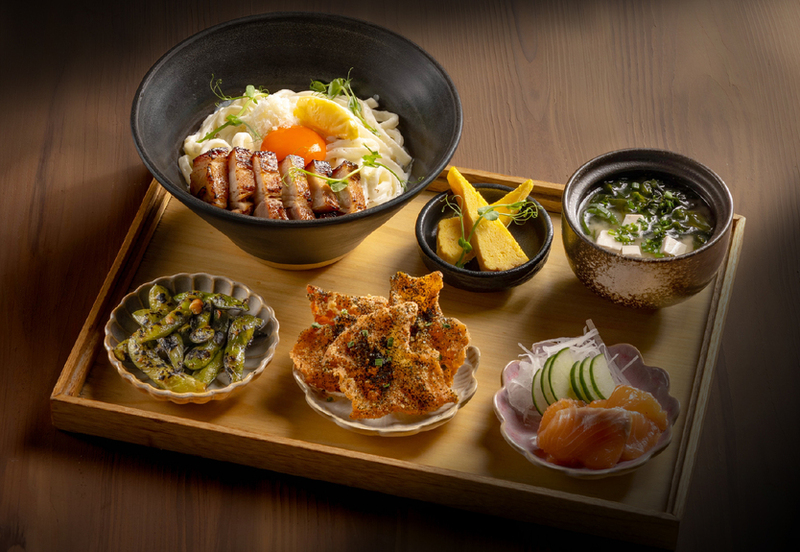 Cafe Kissa Teishoku Series - Buta Carbonara Udon 