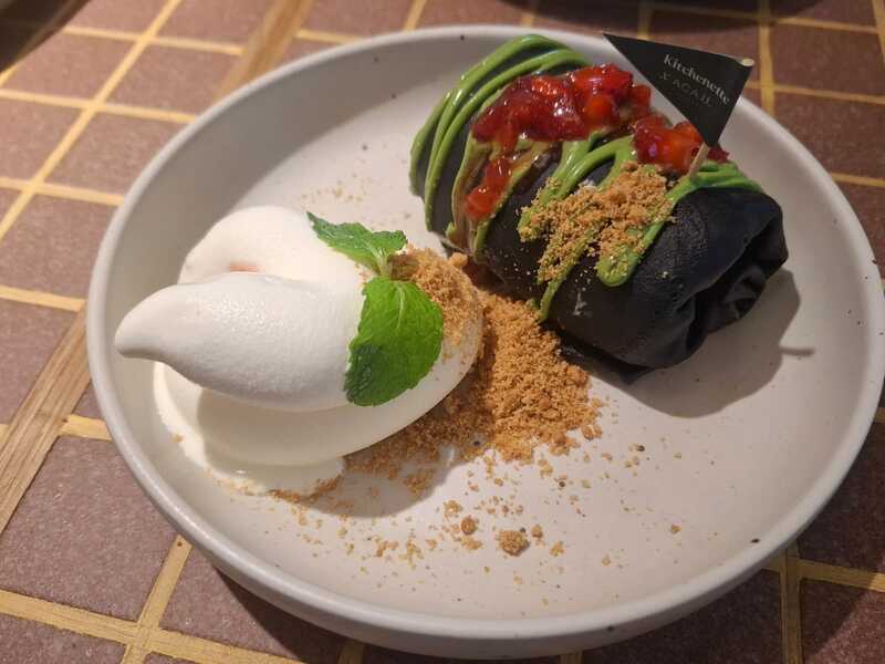 Matcha Strawberry Crepes