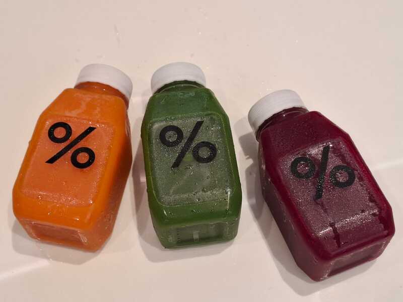Tiga cold-pressed juice % Arabica