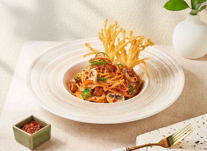 Seoulicious Pasta with Chicken di Imperial Tables