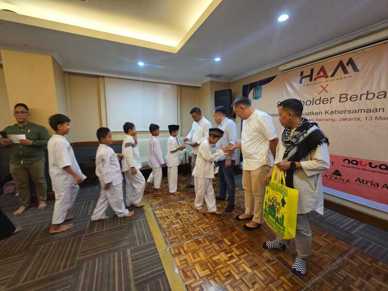 HAM Jakarta berbagi pada anak yatim piatu