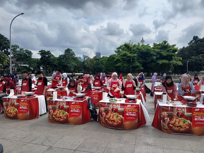 Royco Kelas Kriuk di Masjid Istiqlal Jakarta